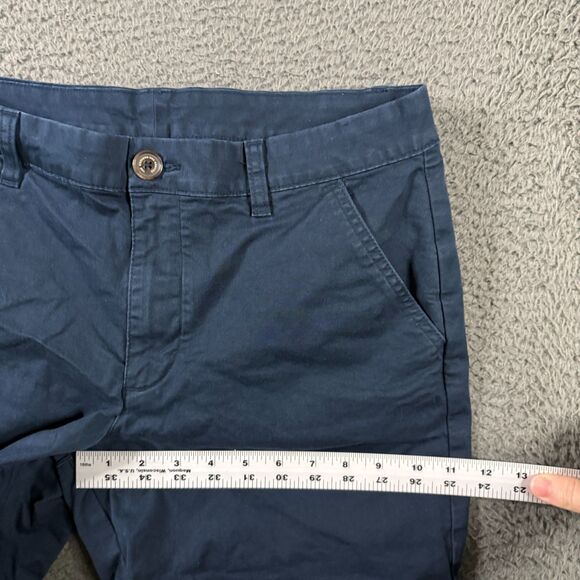 Chubbies Shorts Mens 32 Blue The Armadas Stretch Chino 7" Inseam Preppy Casual - Picture 13 of 16